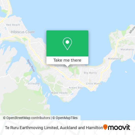 Te Ruru Earthmoving Limited map