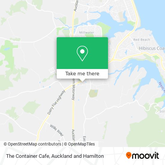 The Container Cafe map