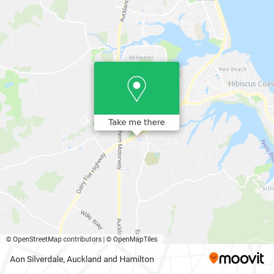 Aon Silverdale map