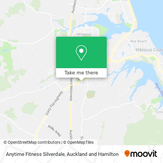 Anytime Fitness Silverdale map