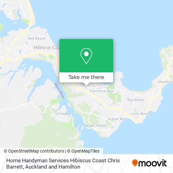 Home Handyman Services Hibiscus Coast Chris Barrett map