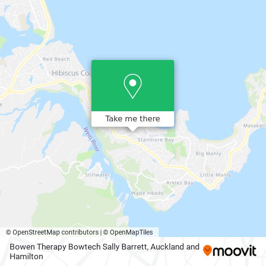 Bowen Therapy Bowtech Sally Barrett map