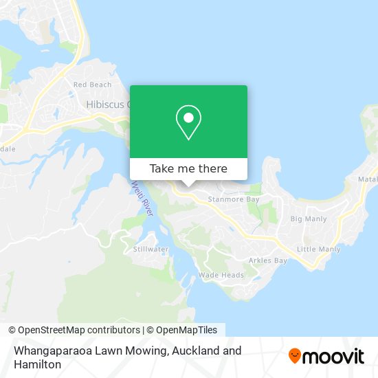 Whangaparaoa Lawn Mowing map