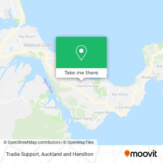 Tradie Support map