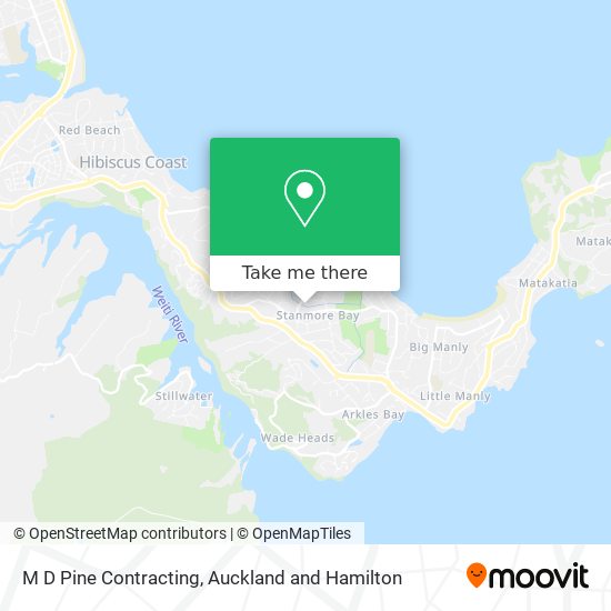M D Pine Contracting map