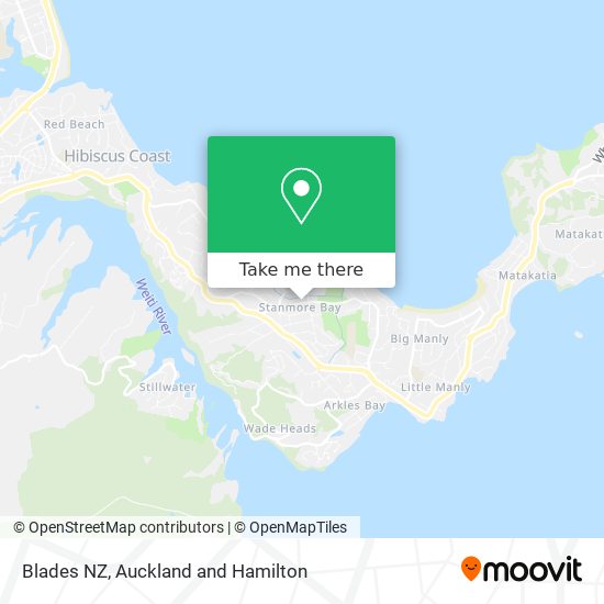 Blades NZ map