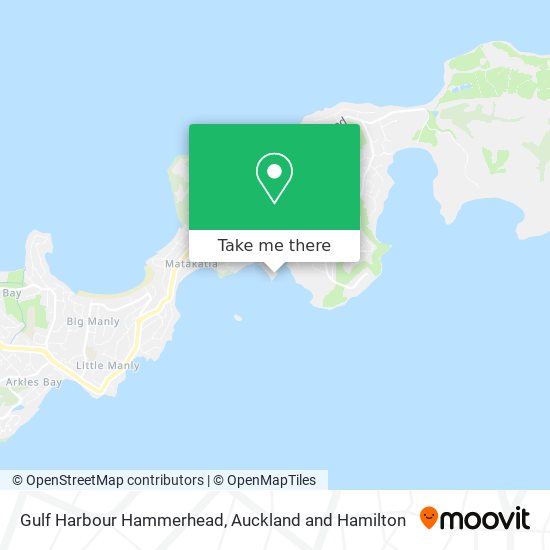 Gulf Harbour Hammerhead map