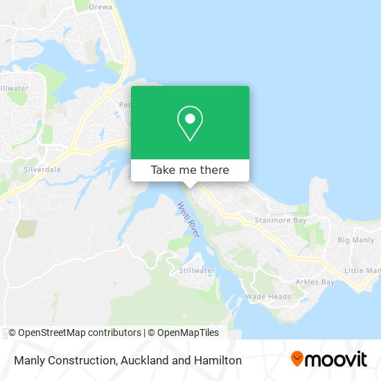 Manly Construction map