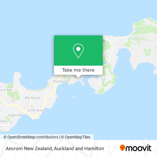 Ancrom New Zealand map