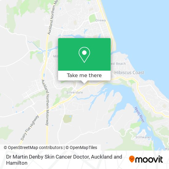 Dr Martin Denby Skin Cancer Doctor map