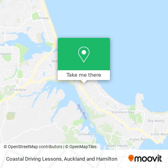 Coastal Driving Lessons map