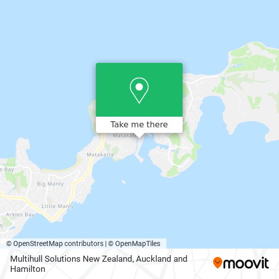 Multihull Solutions New Zealand map