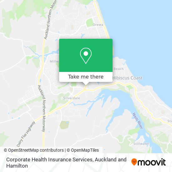 Corporate Health Insurance Services map