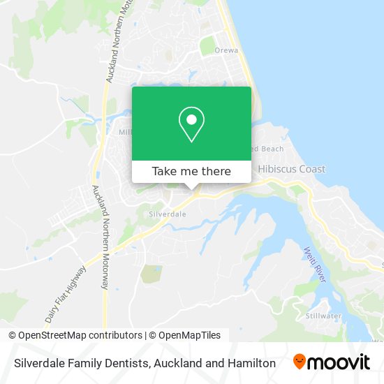 Silverdale Family Dentists map