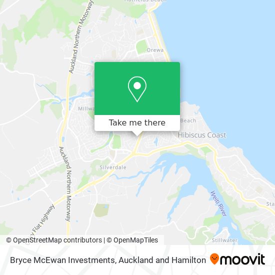 Bryce McEwan Investments map