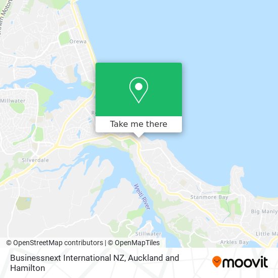 Businessnext International NZ map