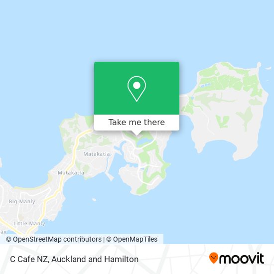 C Cafe NZ map