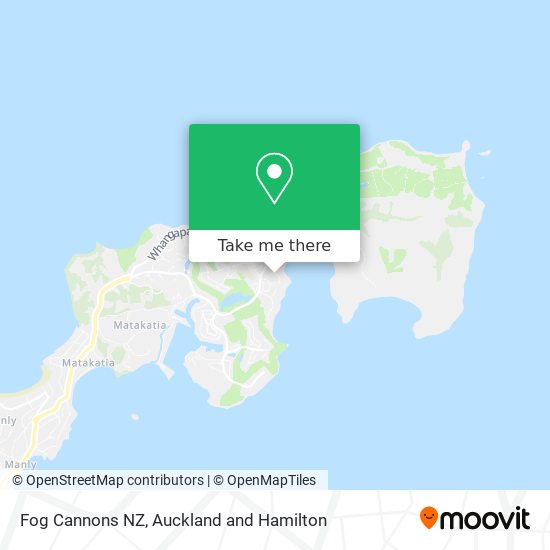 Fog Cannons NZ map