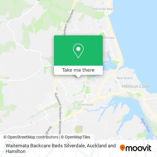 Waitemata Backcare Beds Silverdale map