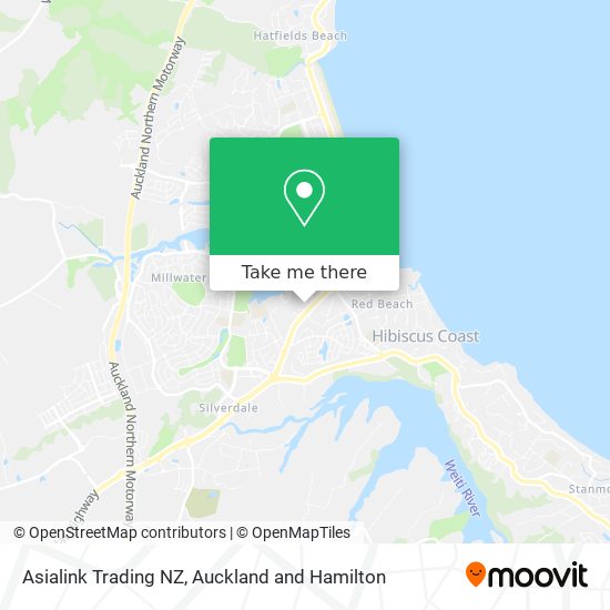 Asialink Trading NZ map