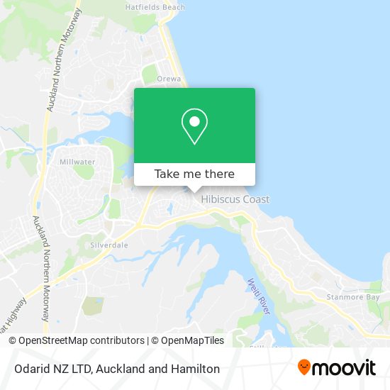 Odarid NZ LTD map