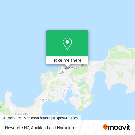 Newcrete NZ map
