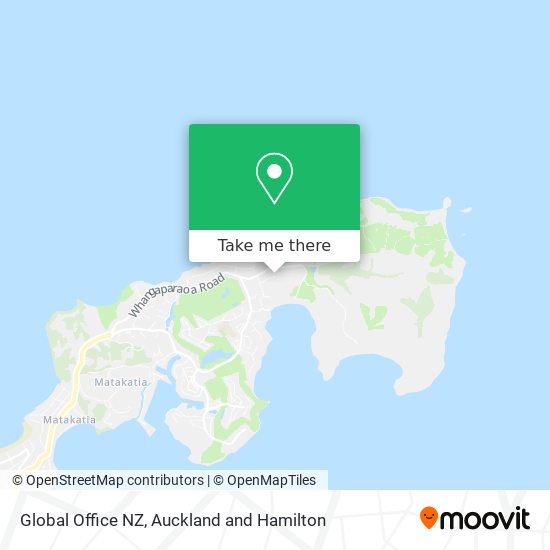 Global Office NZ map
