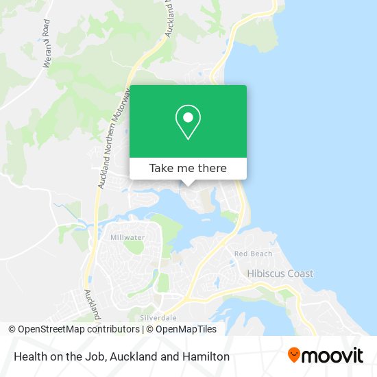 Health on the Job map