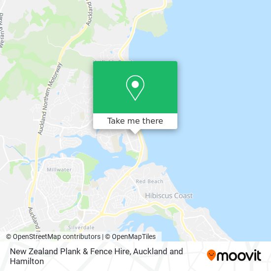 New Zealand Plank & Fence Hire map