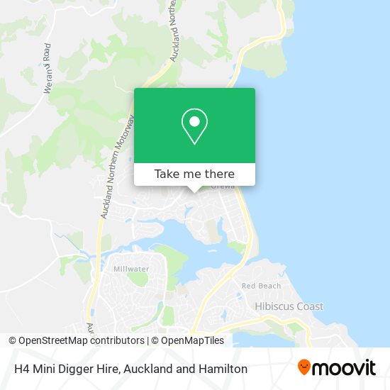 H4 Mini Digger Hire map