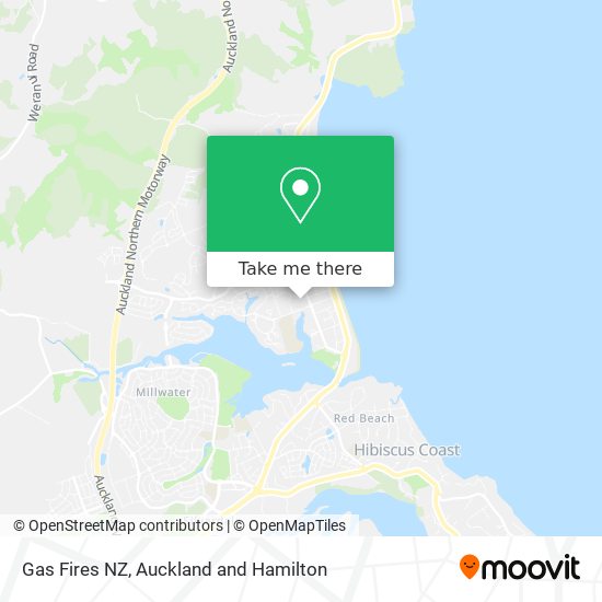 Gas Fires NZ map