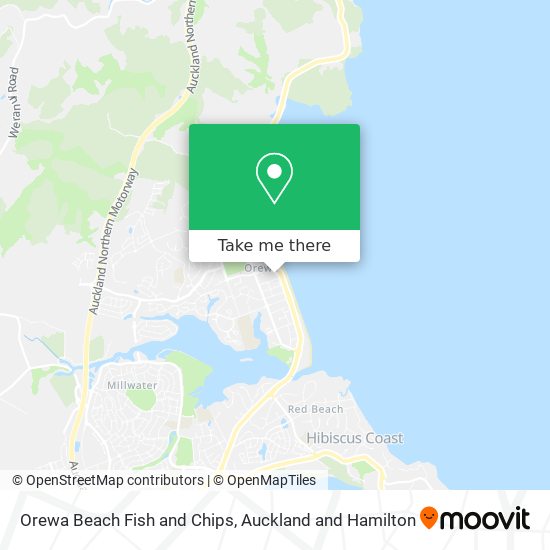 Orewa Beach Fish and Chips地图