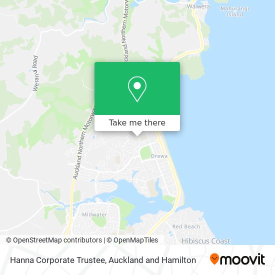 Hanna Corporate Trustee map