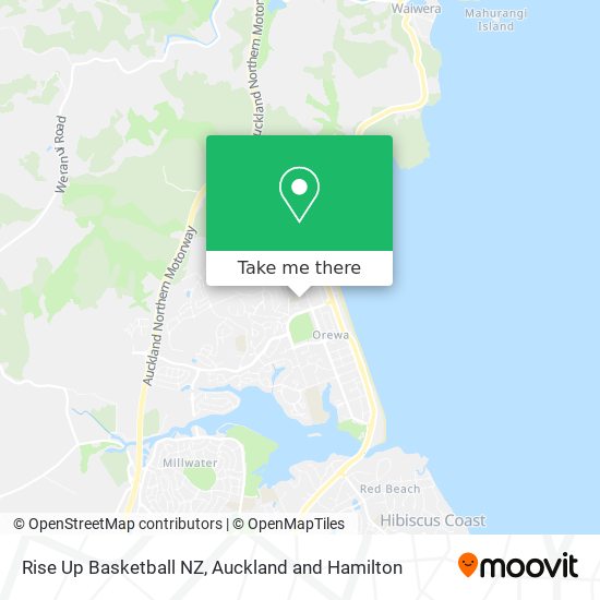 Rise Up Basketball NZ map