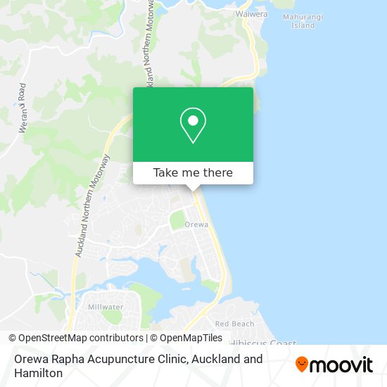 Orewa Rapha Acupuncture Clinic map