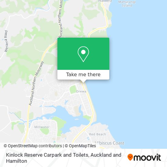 Kinlock Reserve Carpark and Toilets地图