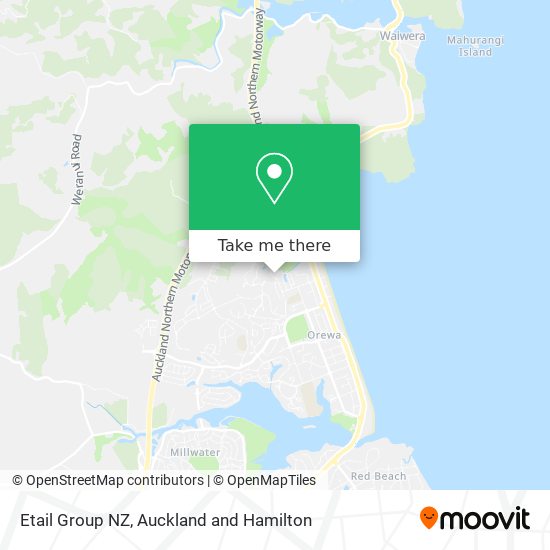 Etail Group NZ map