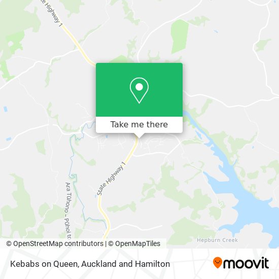 Kebabs on Queen map