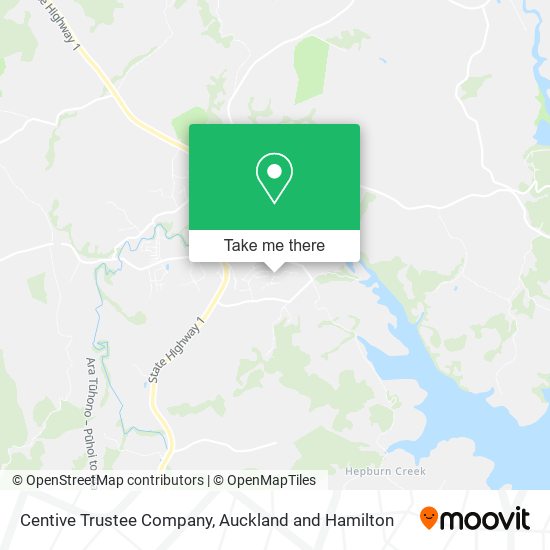 Centive Trustee Company map