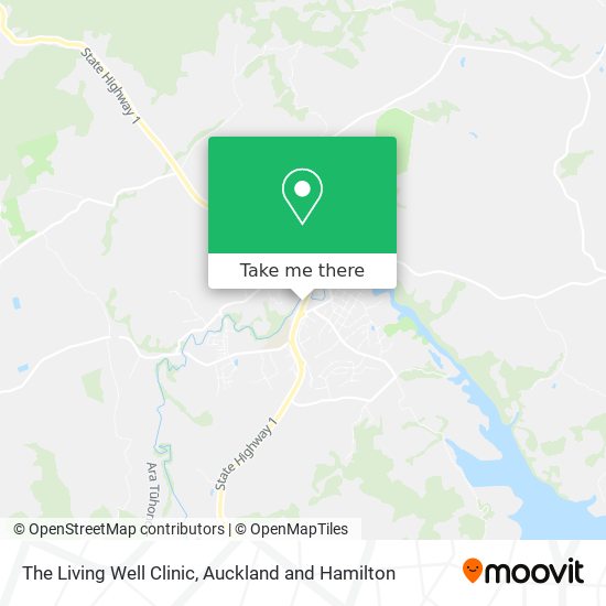The Living Well Clinic map