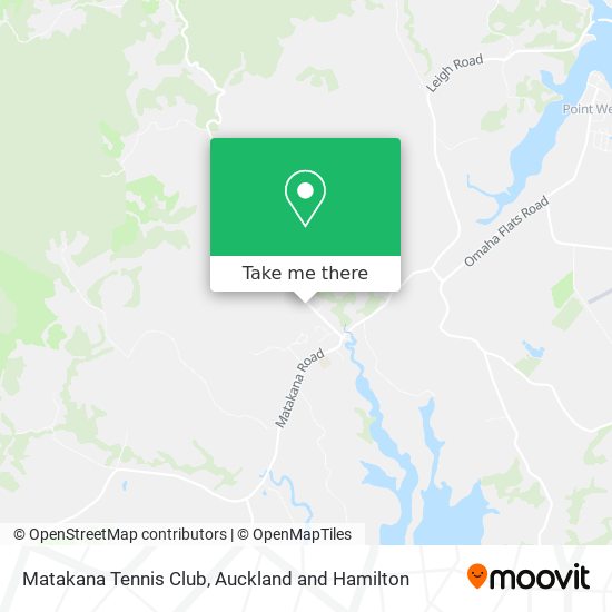 Matakana Tennis Club map