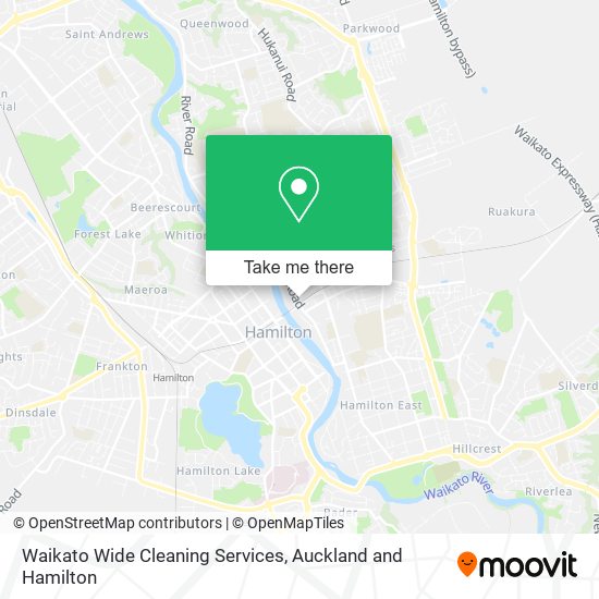 Waikato Wide Cleaning Services map