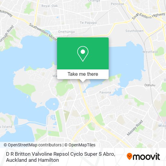 D R Britton Valvoline Repsol Cyclo Super S Abro map