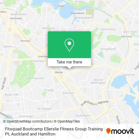 Fitsquad Bootcamp Ellerslie Fitness Group Training Pt map