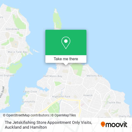 The Jetskifishing Store Appointment Only Visits map