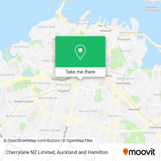 Cherrylane NZ Limited map