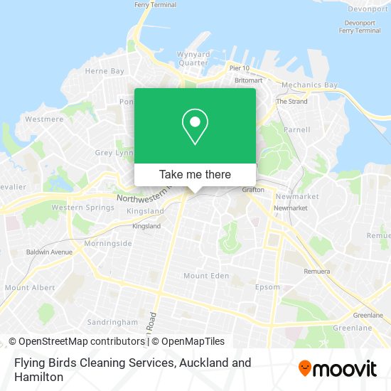 Flying Birds Cleaning Services map