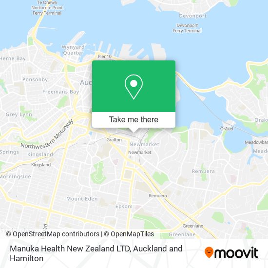 Manuka Health New Zealand LTD map