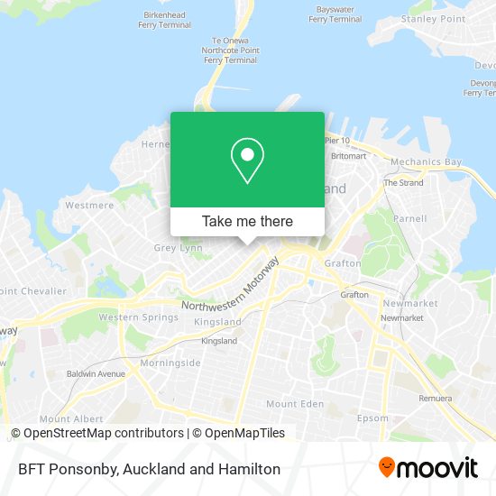 BFT Ponsonby map
