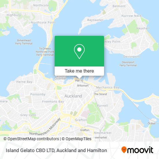 Island Gelato CBD LTD map